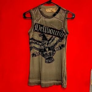 Salvage Muscle Sleeveless tee shirt Size S Small